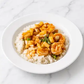 Pineapple Shrimp Lunch